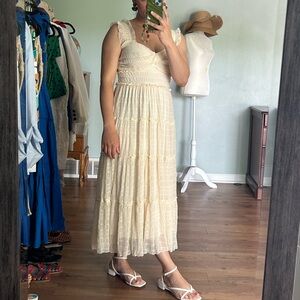 Max Studio Cream Maxi Dress